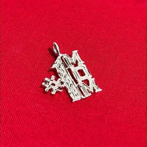 .925 Silver #1 Mom Pendant